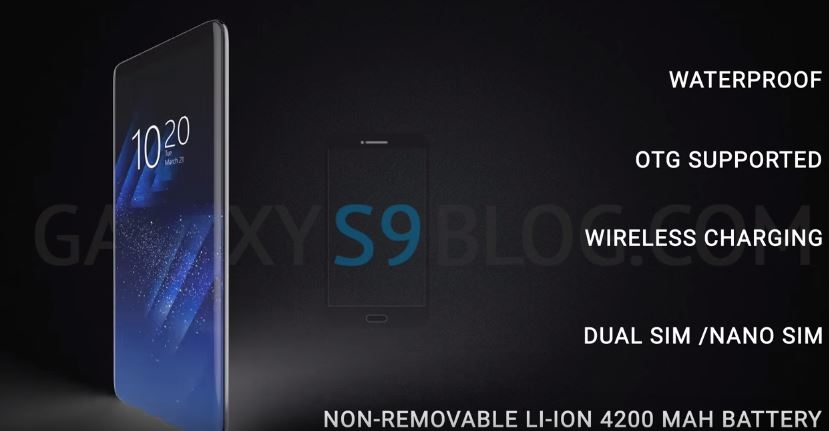 Galaxy S9 pin 4.200 mAh xuất hiện với thiết kế đẹp hơn cả Galaxy Note 8
