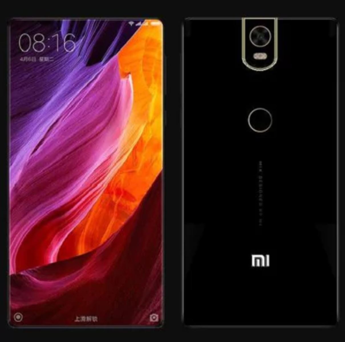 Xiaomi Mi MIX 2 xuất hiện với thiết kế đẹp không tỳ vết