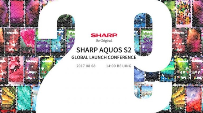 Smartphone không viền, vân tay siêu âm Sharp Aquos S2 đẹp hơn iPhone 8 ấn định ngày ra mắt