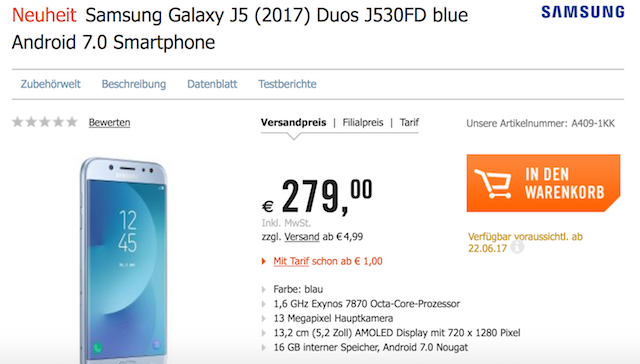 Galaxy J5 2017 Galaxy J5 2017