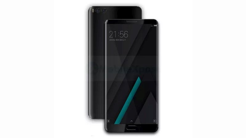 Mi Note 3 camera kép, màn hình cong, chip Snapdragon 835 lộ ảnh render đẹp mắt