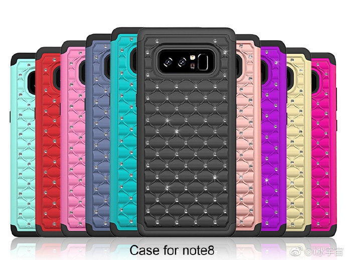 Galaxy Note 8 tiếp tục xuất hiện sắc nét thông qua bộ case mới