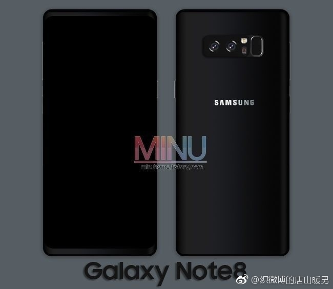 Galaxy Note 8 bất ngờ xuất hiện hình ảnh thực tế cực đẹp, camera kép cùng cảm biến vân tay mặt sau