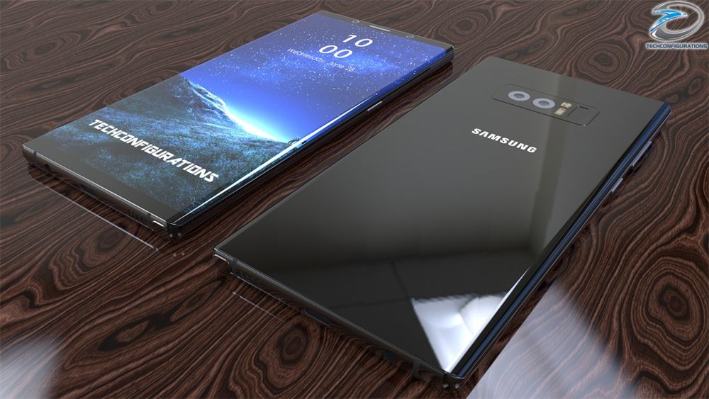 Galaxy Note 8 xuất hiện với thiết kế đẹp không thể cưỡng lại