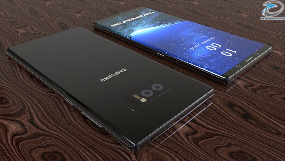 Galaxy Note 8 xuất hiện với thiết kế đẹp không thể cưỡng lại