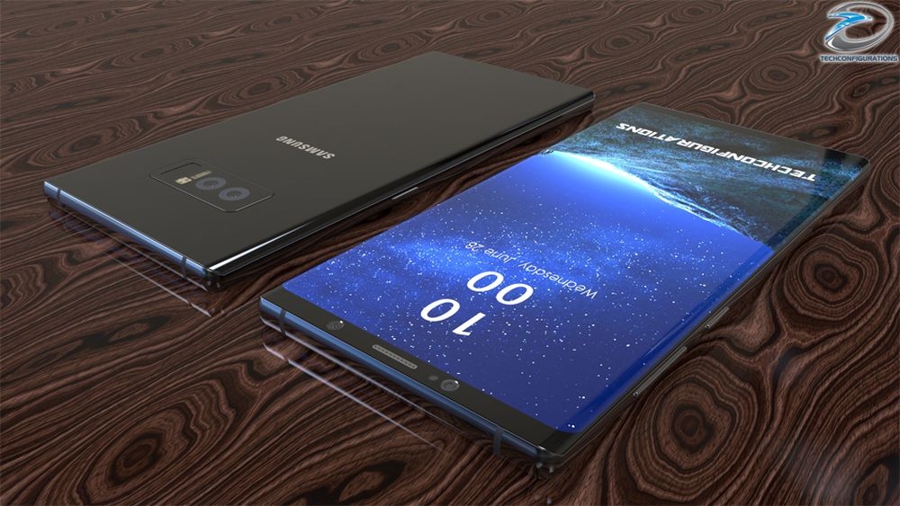 Galaxy Note 8 xuất hiện với thiết kế đẹp không thể cưỡng lại