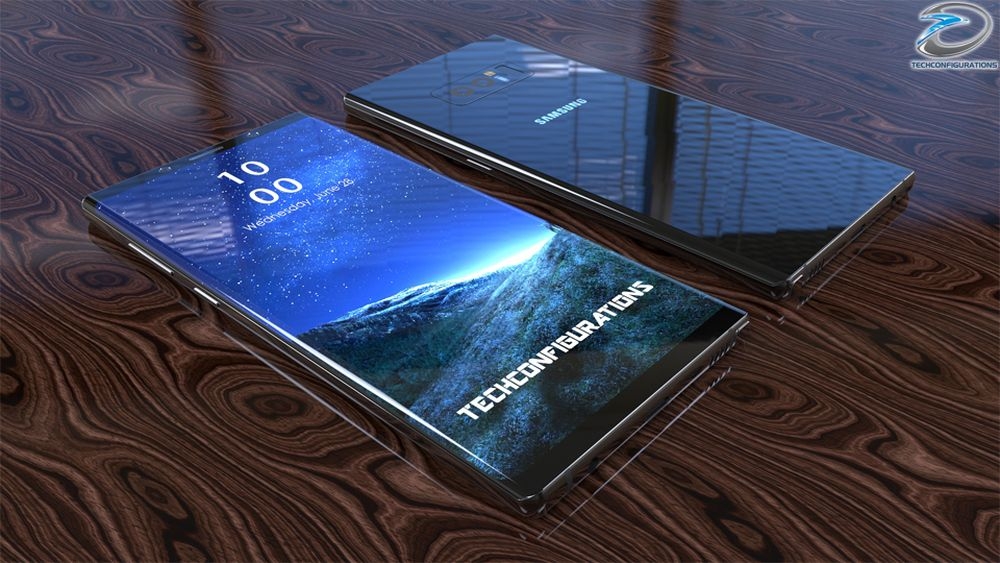 Galaxy Note 8 xuất hiện với thiết kế đẹp không thể cưỡng lại