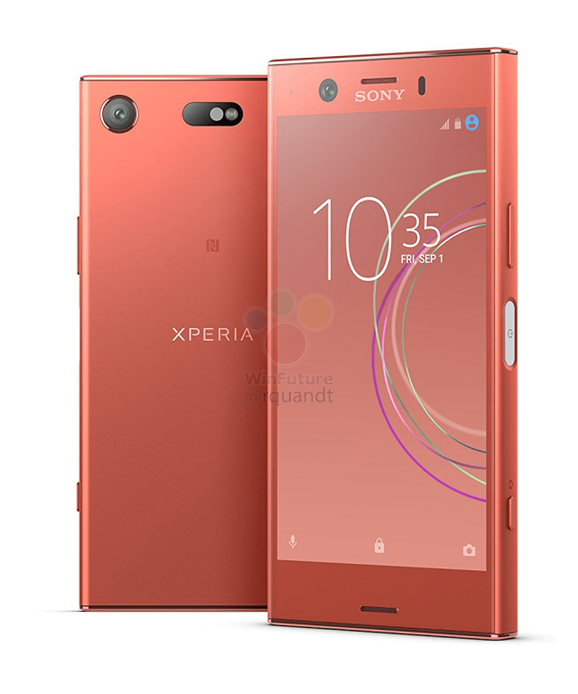 Xperia XZ1 Compact màu hồng cuốn hút vừa lộ ảnh báo chí rõ nét
