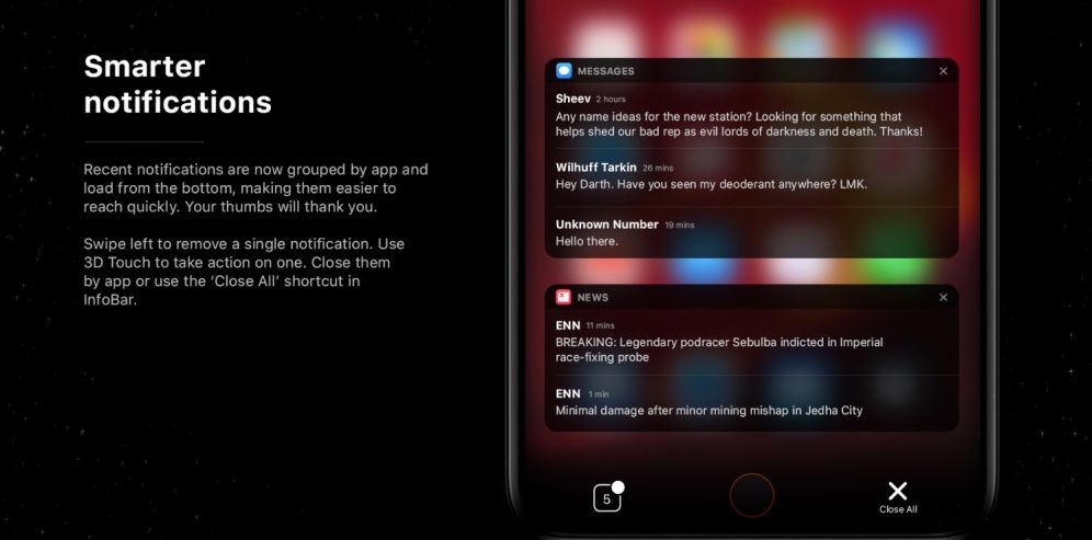 Đây chính là giao diện HomeBar và nút Home ảo trên iPhone 8, nhìn là mê ngay