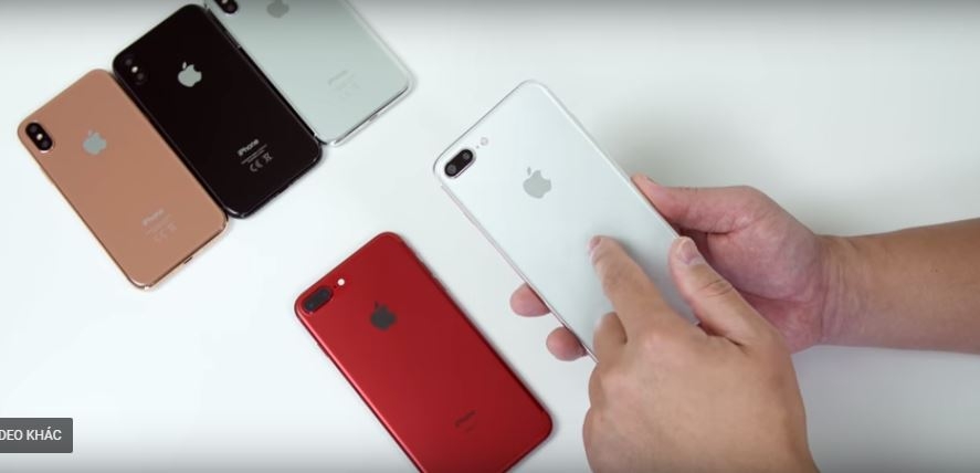 Bất ngờ xuất hiện video trên tay iPhone 7s Plus và iPhone 8