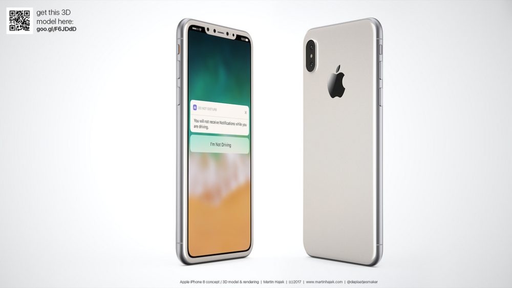 iPhone 8 xuất hiện rõ nét với màu trắng tinh khôi