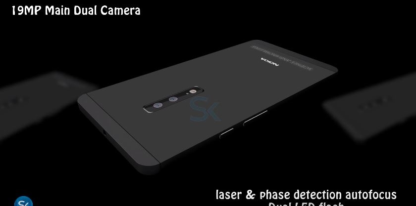 Xuất hiện mẫu thiết kế Nokia 10 với vân tay siêu âm, RAM 6GB, camera kép 19MP, pin 4.400 mAh