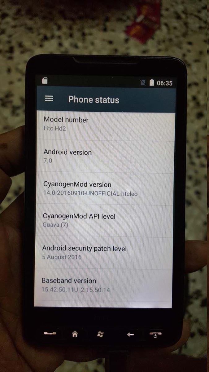 “Cụ tổ” HTC HD2 tròn 7 năm tuổi vẫn được “yêu”, cho lên đời Android 7.0 “Cụ tổ” HTC HD2 tròn 7 năm tuổi vẫn được “yêu”, cho lên đời Android 7.0