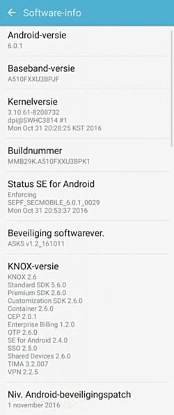 Samsung Galaxy A5 2016 vừa hạ giá đã có ngay bản cập nhật mới