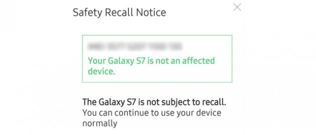 Samsung: Galaxy S7 không có vấn đề gì, hãy tiếp tục sử dụng như bình thường