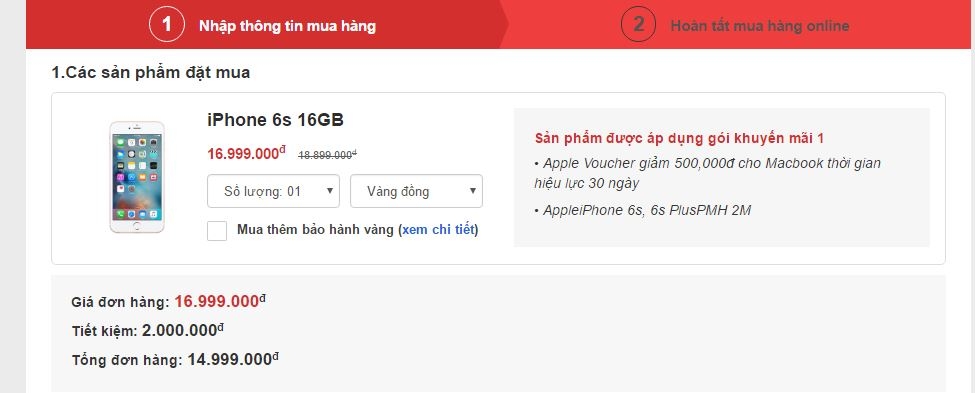 Sau iPhone SE giảm giá sốc, đến lượt iPhone 6s cũng hạ giá cực mạnh