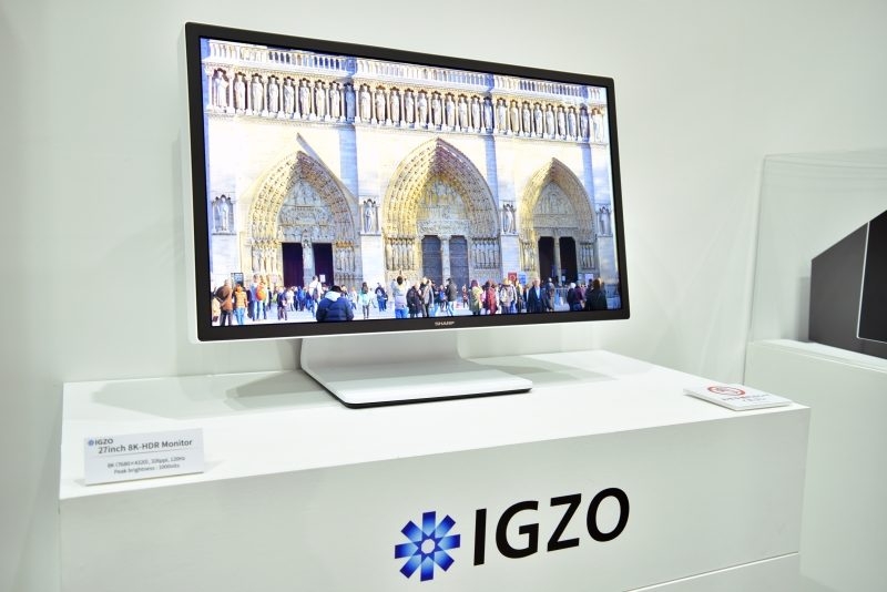Sharp trình làng màn hình 27-inch IGZO độ phân giải 8K Sharp trình làng màn hình 27-inch IGZO độ phân giải 8K