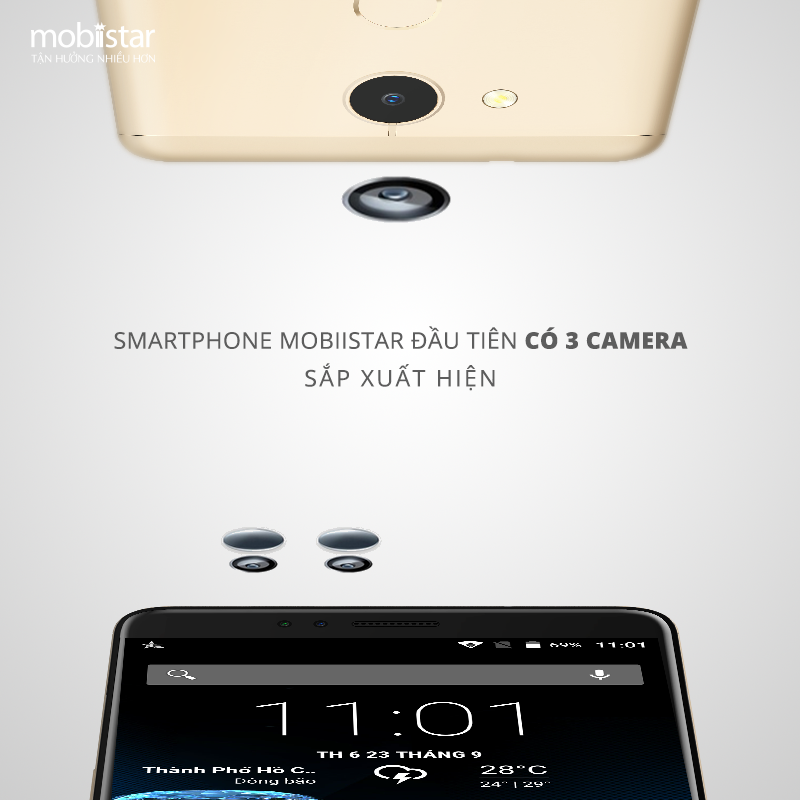 Smartphone thương hiệu Việt đầu tiên có 3 camera chuẩn bị ra mắt