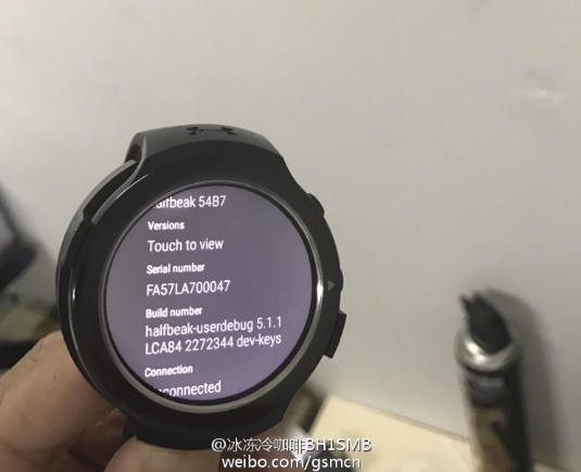 Smartwatch HTC chạy Android Wear xuất hiện