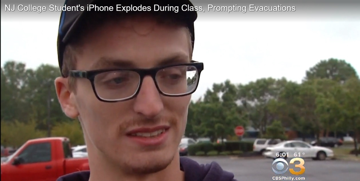 iPhone 6 Plus phát nổ ngay trong một lớp học tại Mỹ iPhone 6 Plus phát nổ ngay trong một lớp học tại Mỹ