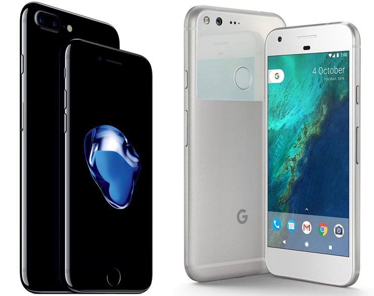 Pixel chụp ảnh tốt hơn nhưng hiệu suất thì còn kém xa iPhone 7
