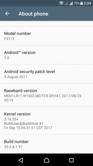 Xperia XA, Xperia XA Ultra nhận bản cập nhật mới