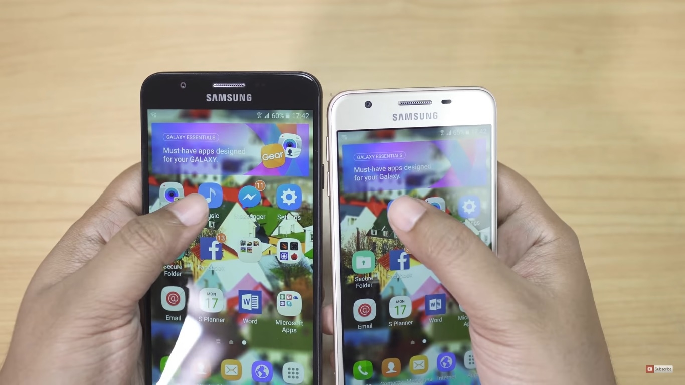 Thử nghiệm tốc độ trên Galaxy J5 Prime và J7 Prime