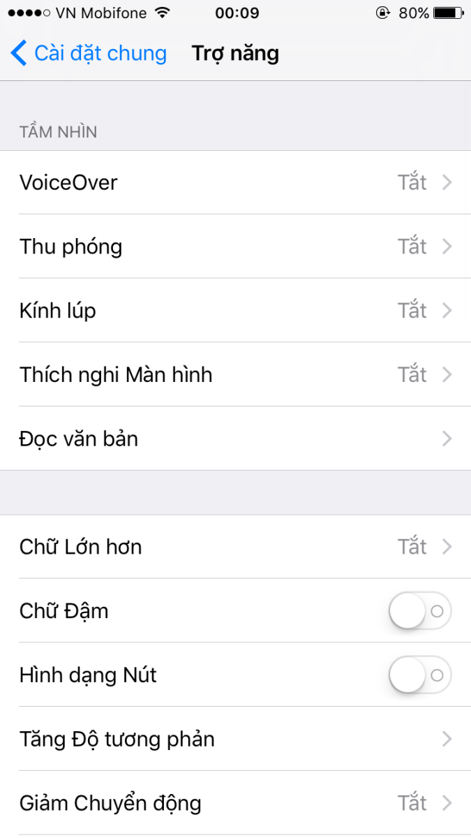 Hướng dẫn cân chỉnh màu sắc màn hình trên iOS 10