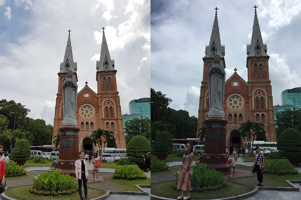 So sánh nhanh camera Galaxy S7 và iPhone 6 trong nhiều điều kiện