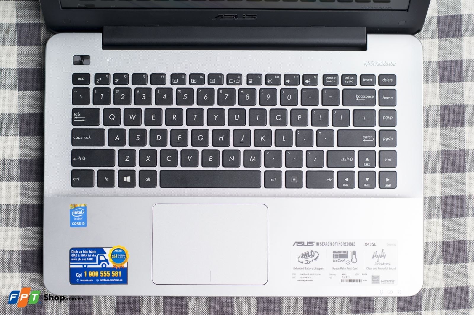 Đánh giá ASUS X455LA-WX470D: Cứng cáp, hiệu năng đủ dùng