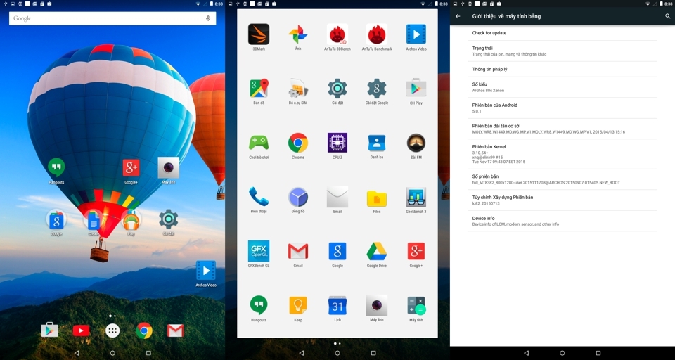 Đánh giá Archos 80c Xenon: Vô địch trong tầm giá Đánh giá Archos 80c Xenon: Vô địch trong tầm giá