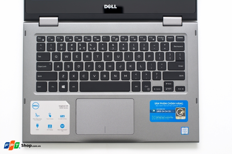 Trên tay nhanh Dell Inspiron 13-5368: Xoay gập 360 độ Trên tay nhanh Dell Inspiron 13-5368: Xoay gập 360 độ