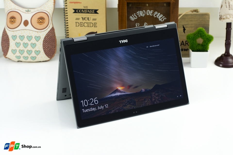 Trên tay nhanh Dell Inspiron 13-5368: Xoay gập 360 độ Trên tay nhanh Dell Inspiron 13-5368: Xoay gập 360 độ