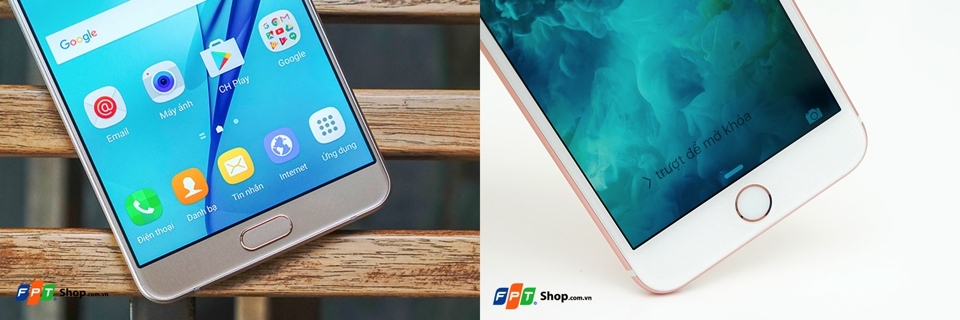 Galaxy A9 Pro vượt trội hẵn so với iPhone 6s plus