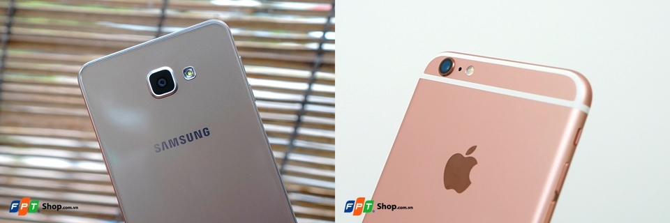 Galaxy A9 Pro vượt trội hẵn so với iPhone 6s plus