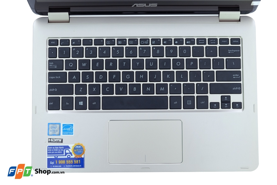 Mở hộp ASUS VivoBook Flip TP301UA: Đẹp, cứng cáp, xoay gập 360 độ ASUS VivoBook Flip TP301UA có bàn phím chiclet kích thước lớn