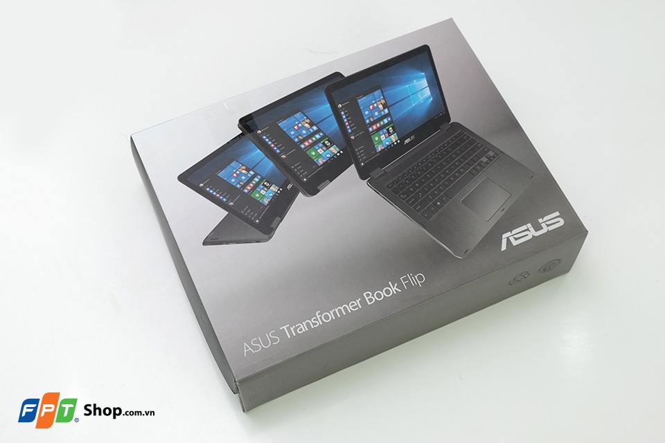 Mở hộp ASUS VivoBook Flip TP301UA: Đẹp, cứng cáp, xoay gập 360 độ Hộp sản phẩm đơn giản