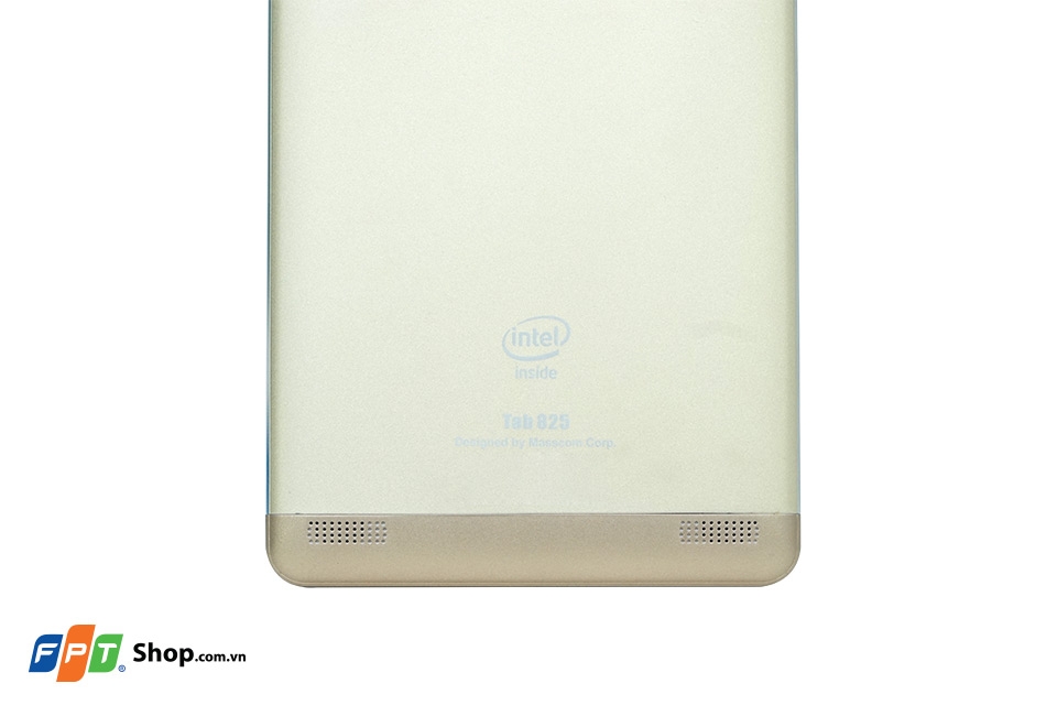 Phía dưới mặt lưng Masstel Tab 825