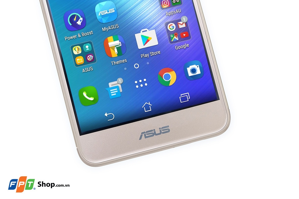 Phía dưới màn hình ASUS Zenfone 3 Max