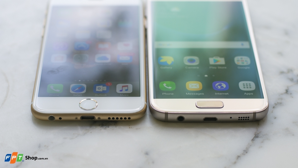 Thiết kế Samsung Galaxy S7 và iPhone 6: Long tranh hổ đấu