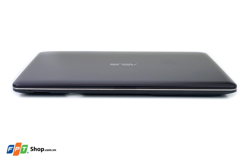 Trên tay ASUS VivoBook Max X541UV: Cứng cáp, đẹp và nhẹ Cạnh trước của ASUS VivoBook Max X541UV đặt 2 đèn thông báo và đầu đọc thẻ nhớ