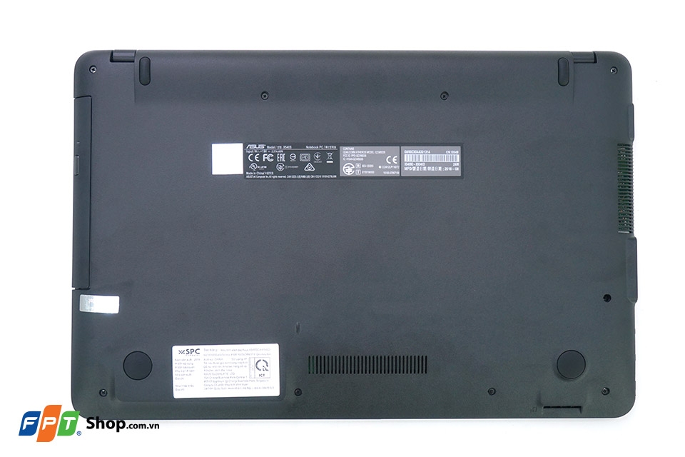 Trên tay và đánh giá nhanh ASUS VivoBook X540SC: Đầm tay, thiết kế cứng cáp Mặt đáy của ASUS VivoBook X540SC