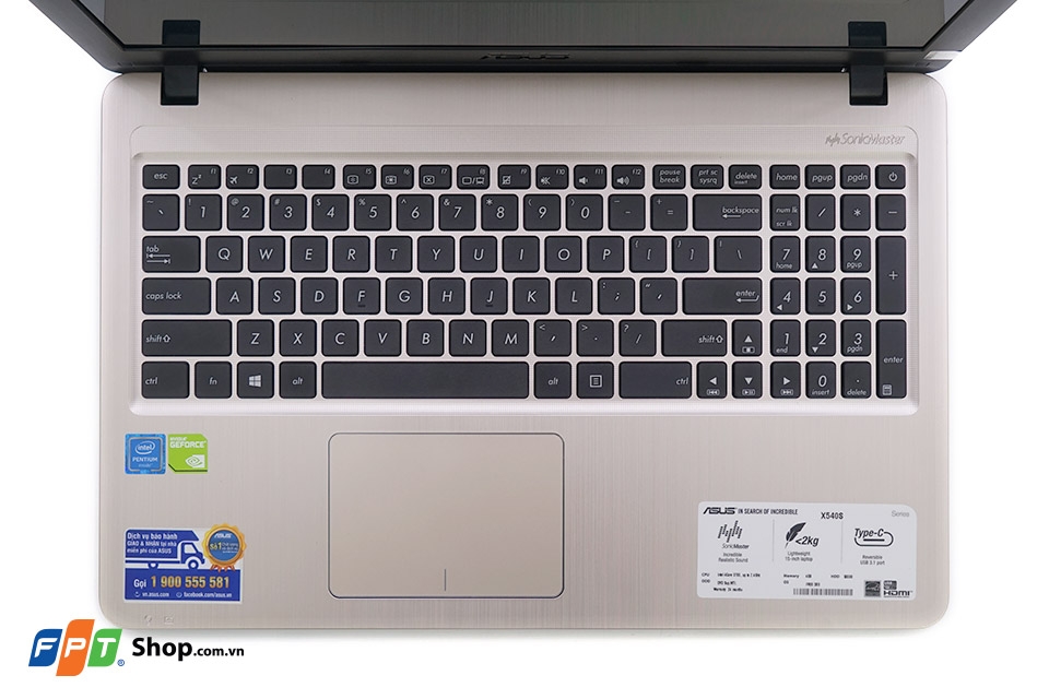 Trên tay và đánh giá nhanh ASUS VivoBook X540SC: Đầm tay, thiết kế cứng cáp Bên trong ASUS VivoBook X540SC
