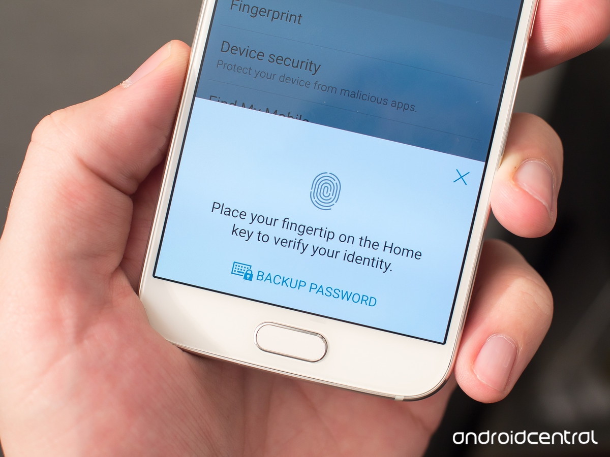Cảm biến vân tay là một công nghệ bảo mật cao cấp trên thiết bị di động