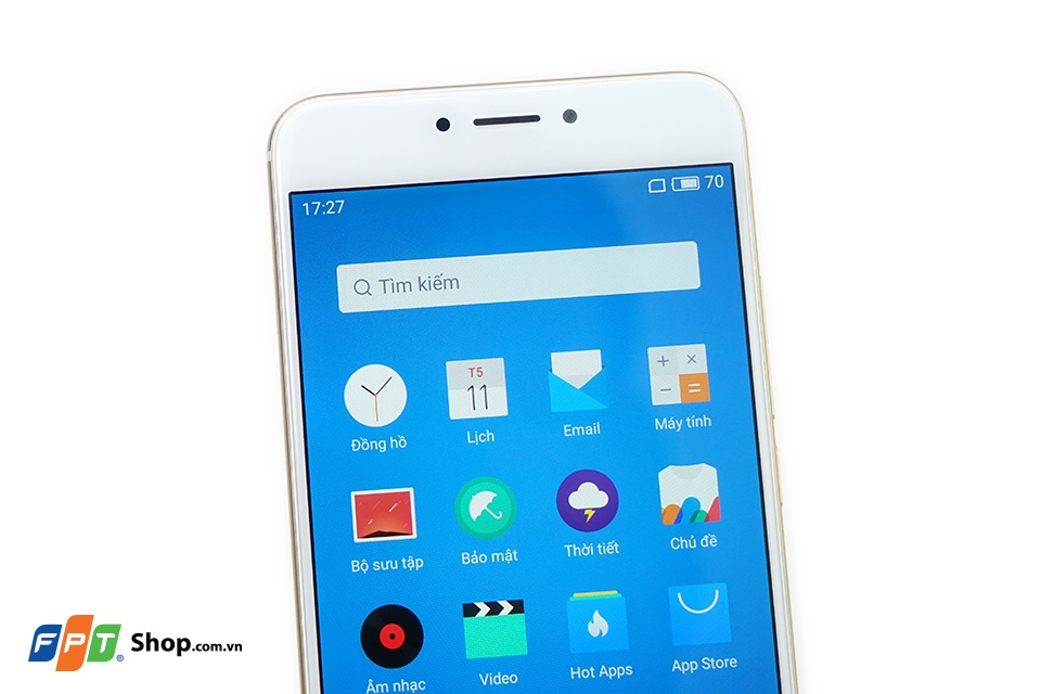 Phía trên màn hình Meizu MX6 Phía trên màn hình Meizu MX6