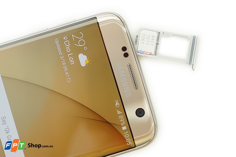 Khay SIM của Galaxy S7 Edge