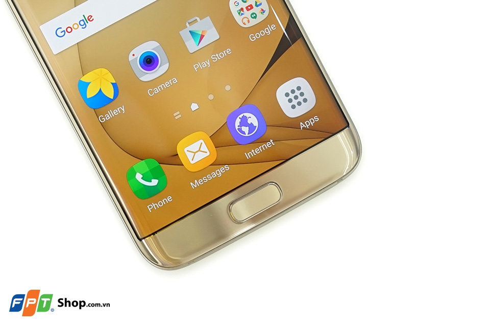 Phía dưới màn hình Galaxy S7 Edge