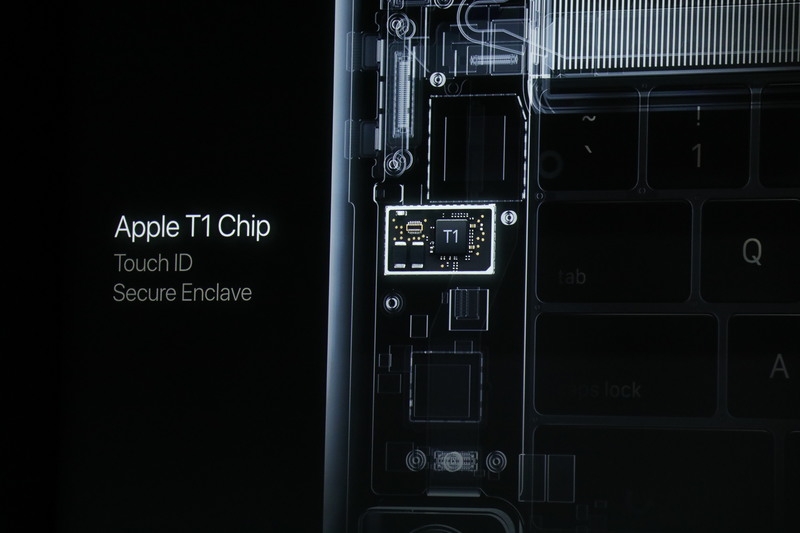 Thông tin về vân tay được mã hoá bên trong con chip Apple T1