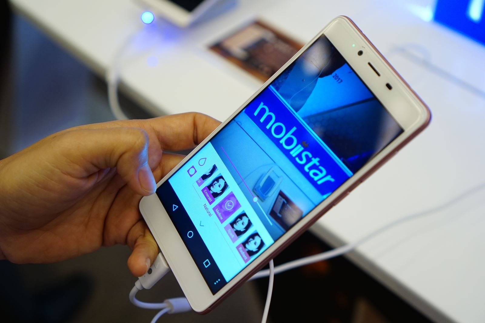 Các chế độ làm đẹp trên điện thoại Mobiistar