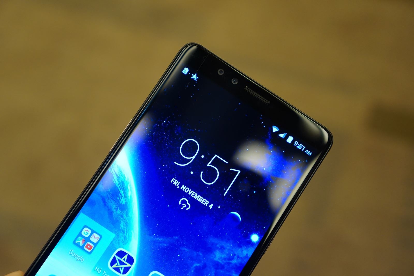 Sản phẩm được tích hợp công nghệ quét mống mắt cao cấp